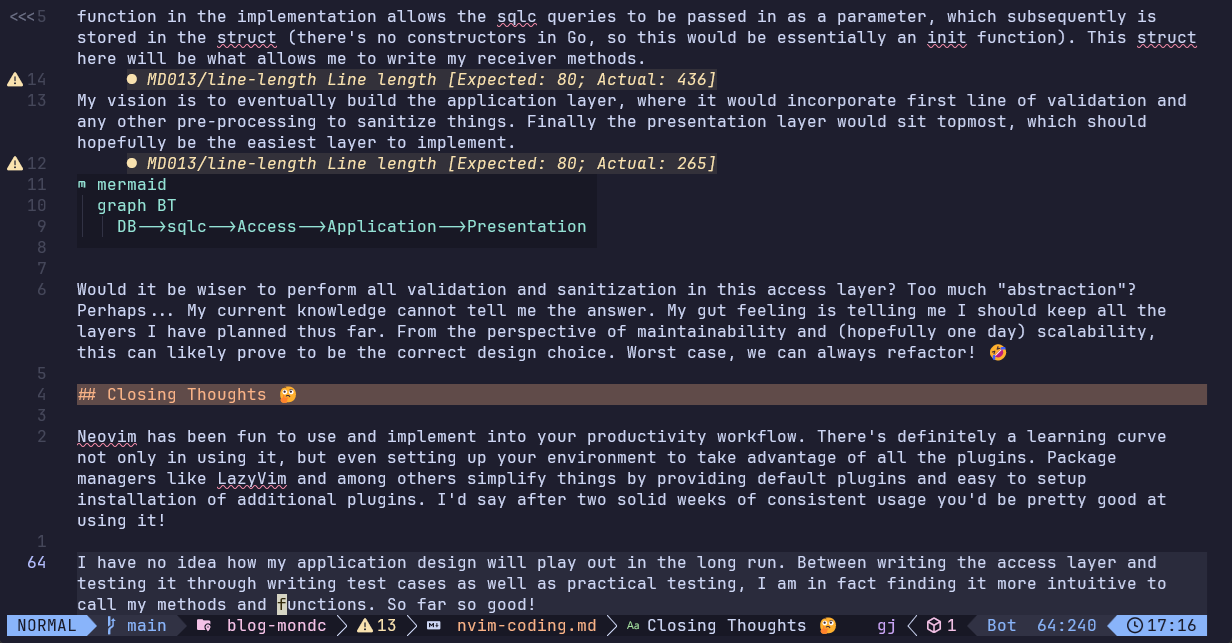 Neovim with LazyVim